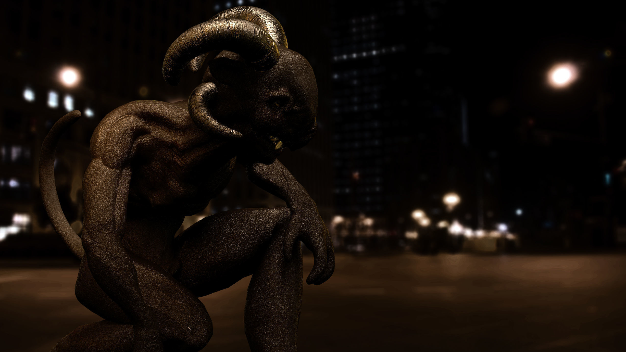 Black Demon model 3D model_2