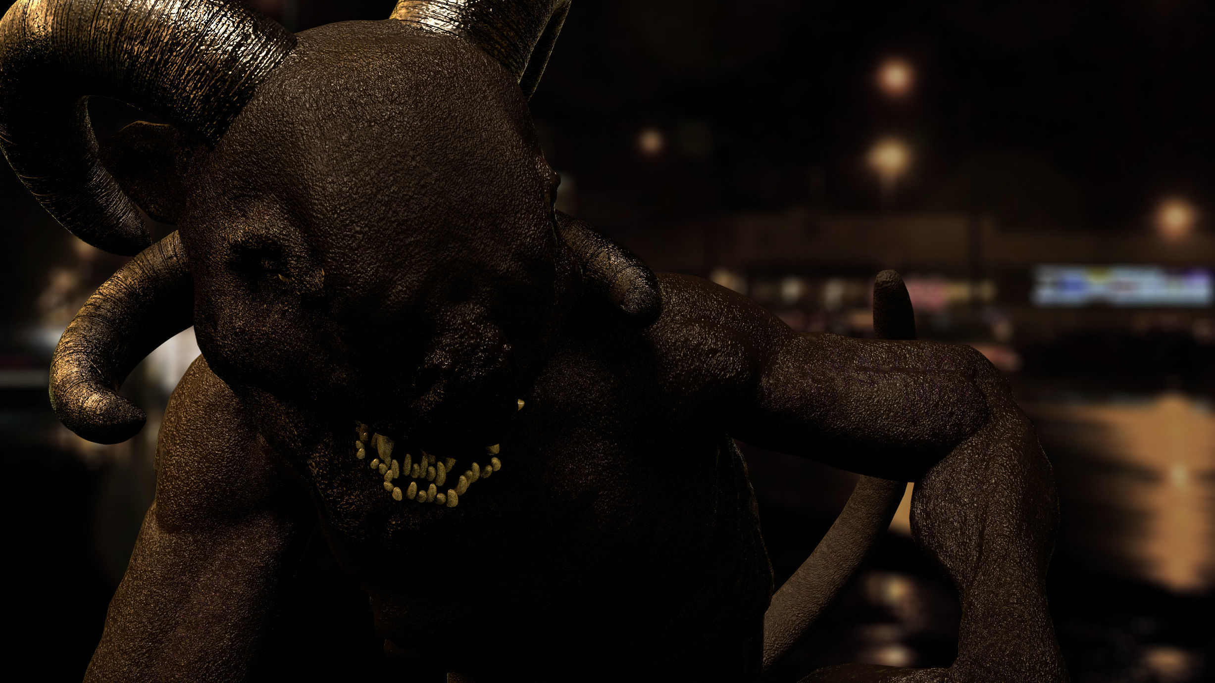 Black Demon model 3D model_3