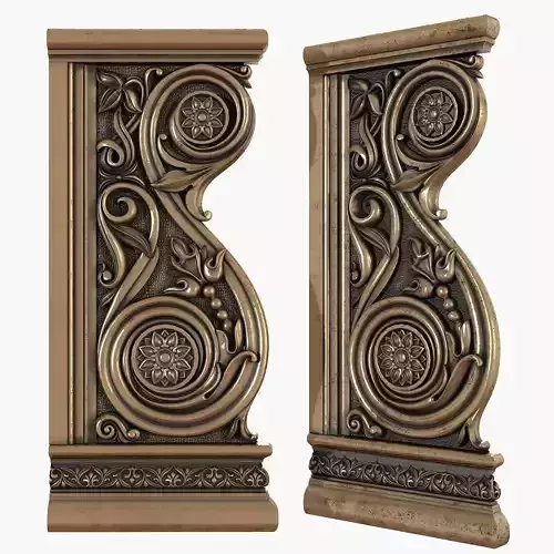 Arabic decor CNC 3D model