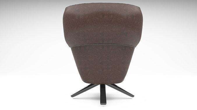 Tabano Chair 3D model - BeB Italia 3D model 5