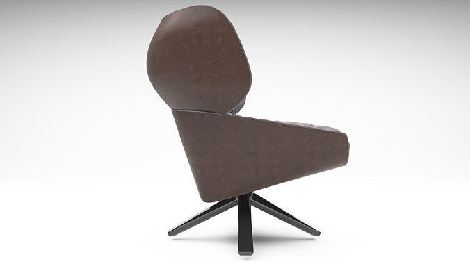 Tabano Chair 3D model - BeB Italia 3D model 7