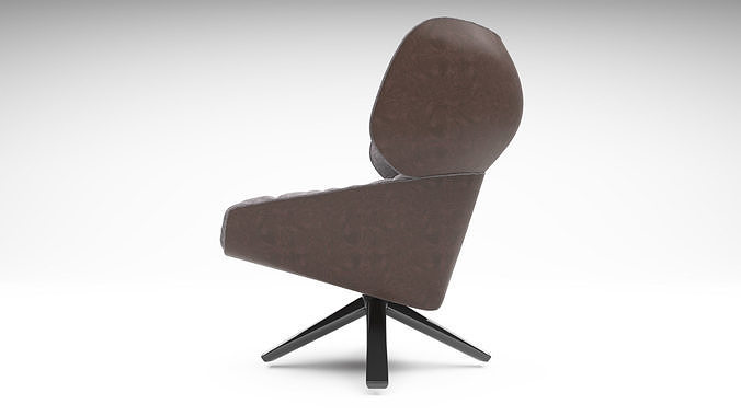 Tabano Chair 3D model - BeB Italia 3D model 3