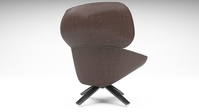 Tabano Chair 3D model - BeB Italia 3D model 6