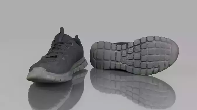Casual Shoes Low-poly 3D model