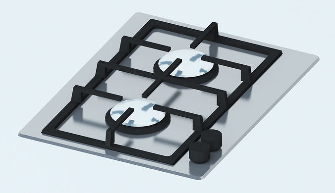 2-Place Stove Free 3D model