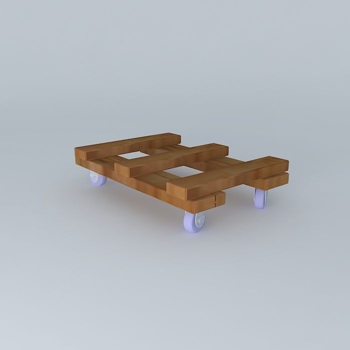 Furniture Dolly Free 3D model_2