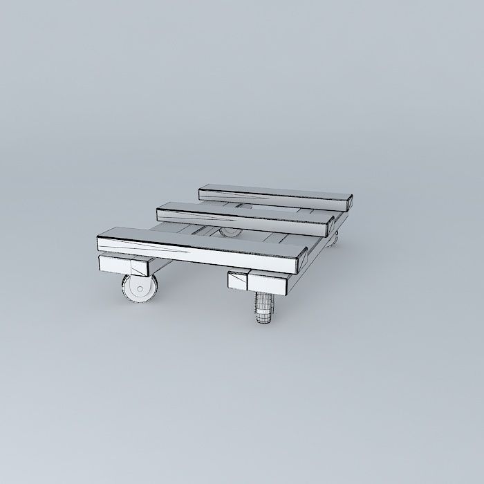 Furniture Dolly Free 3D model_3
