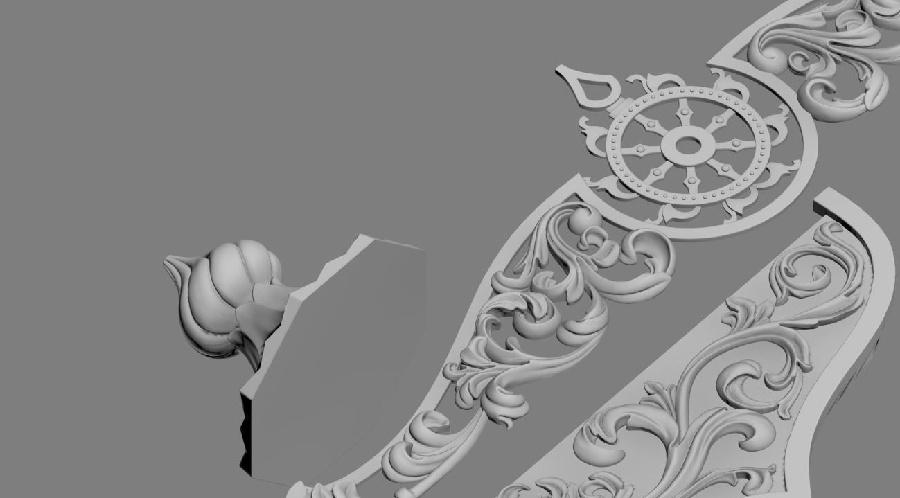 Decor arch church  3D print model 3D print model_4