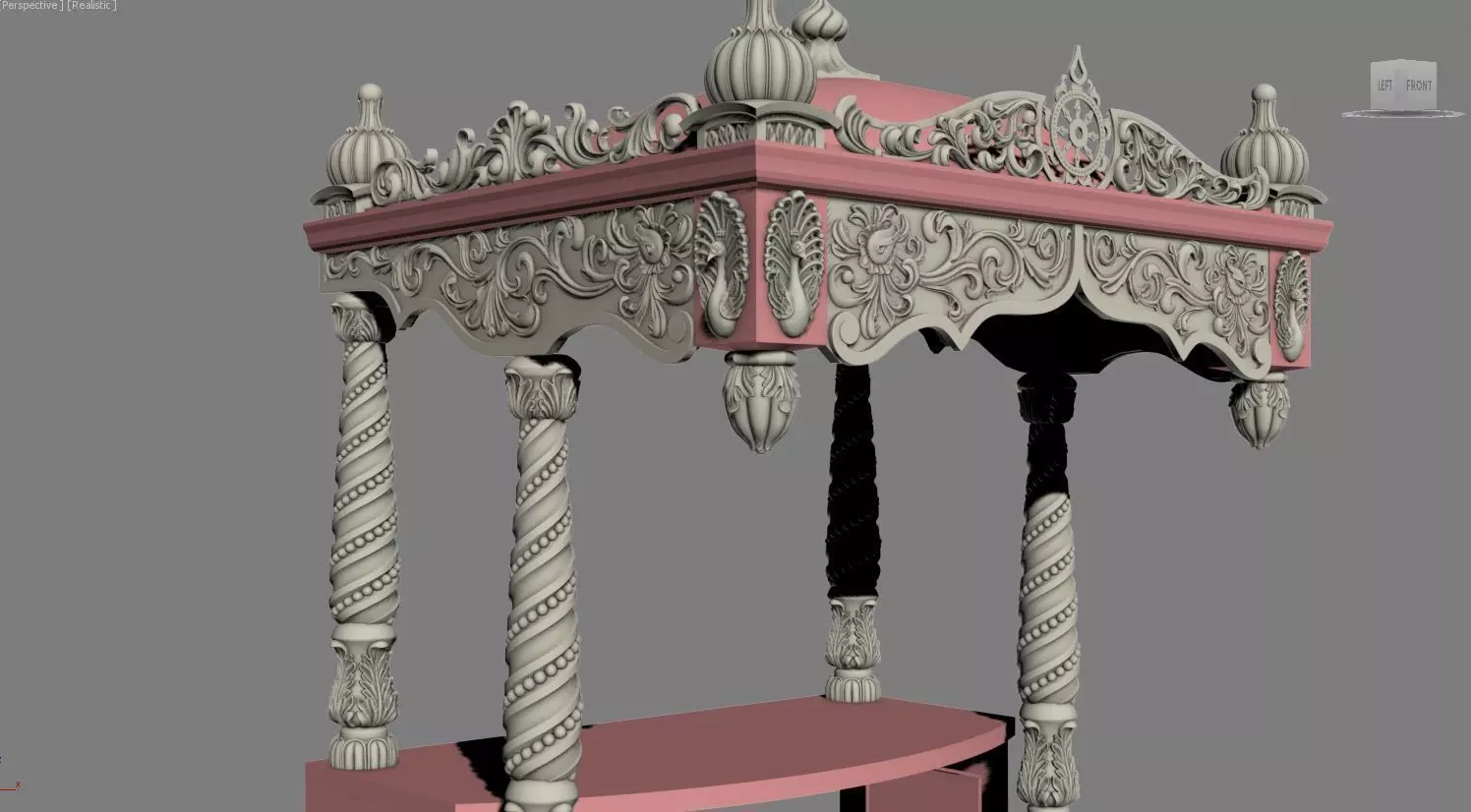 Decor arch church  3D print model 3D print model_0