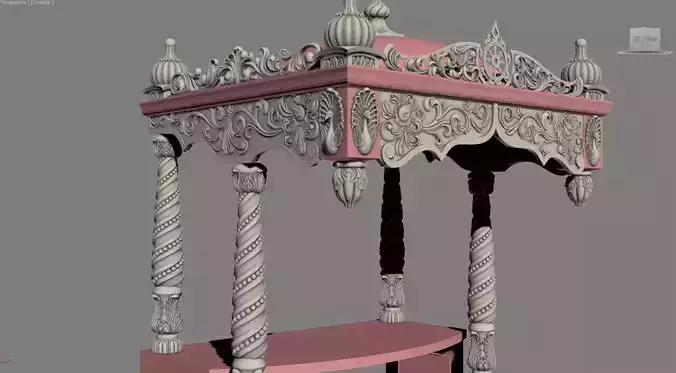 Decor arch church  3D print model 3D print model