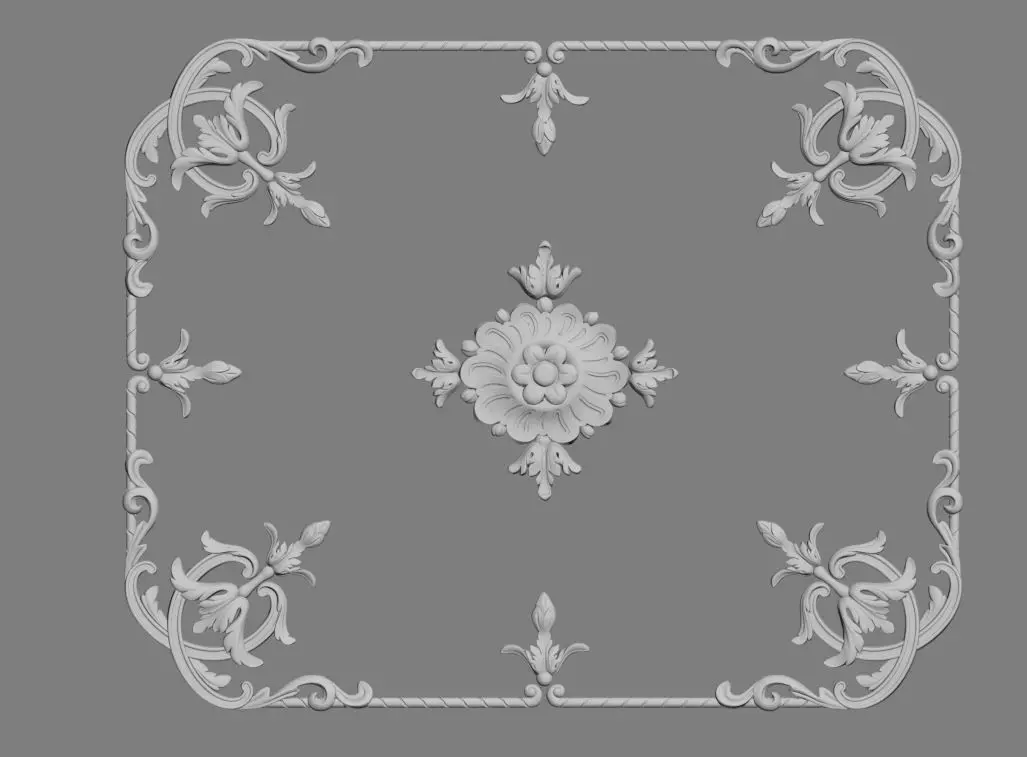 Decor 4 ornate design 3D print model