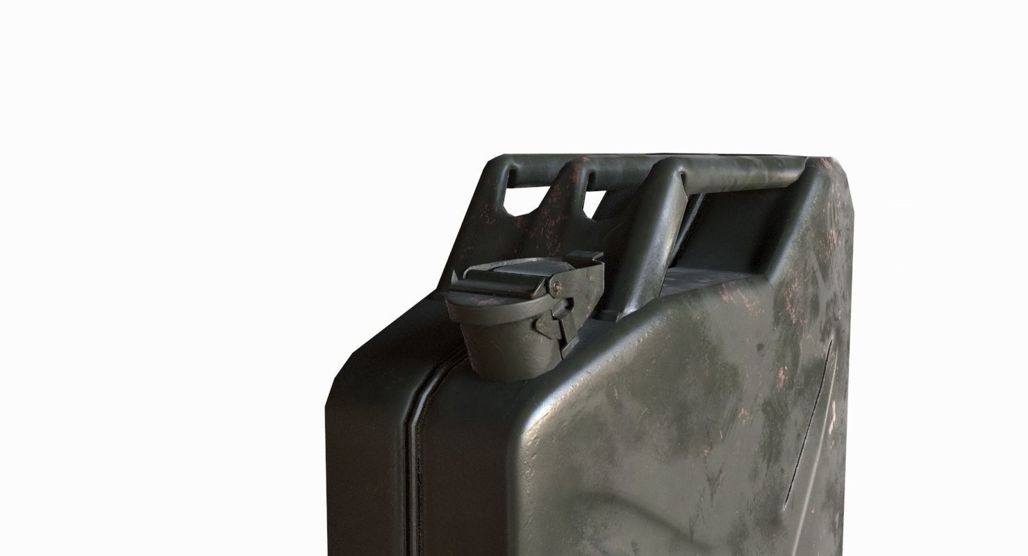 Military Jerrycan game ready Low-poly 3D model_12