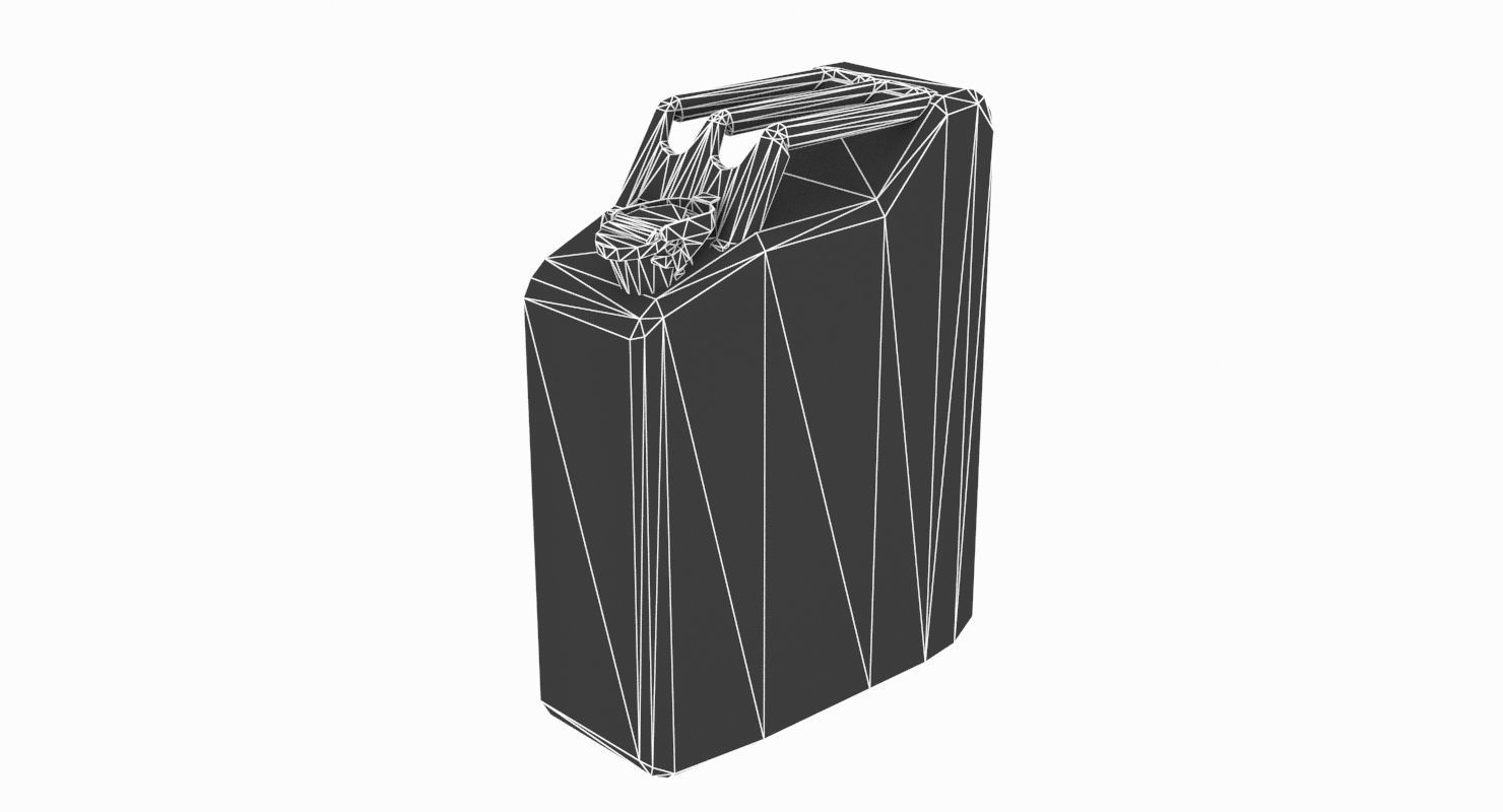 Military Jerrycan game ready Low-poly 3D model_22