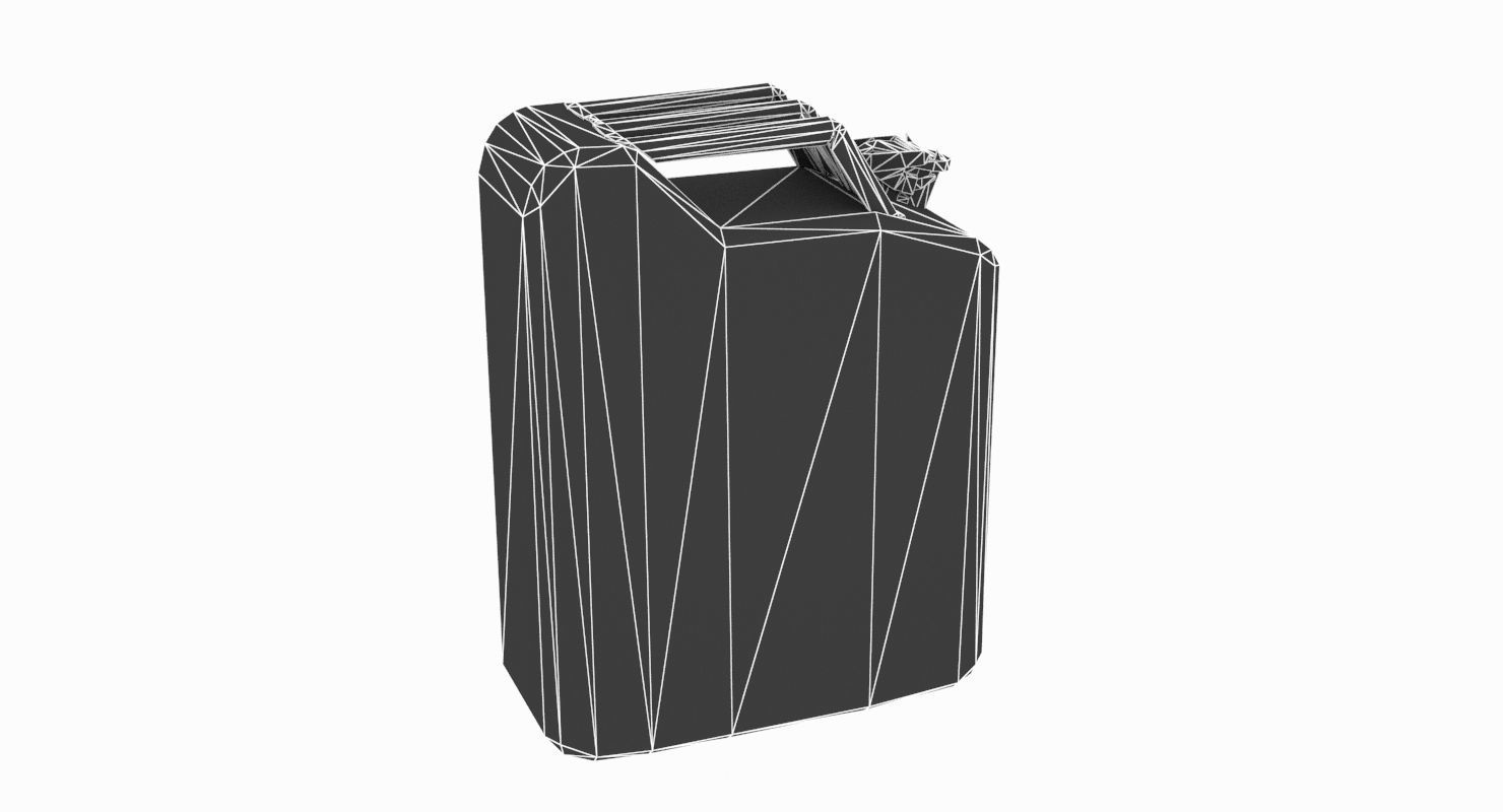 Military Jerrycan game ready Low-poly 3D model_24