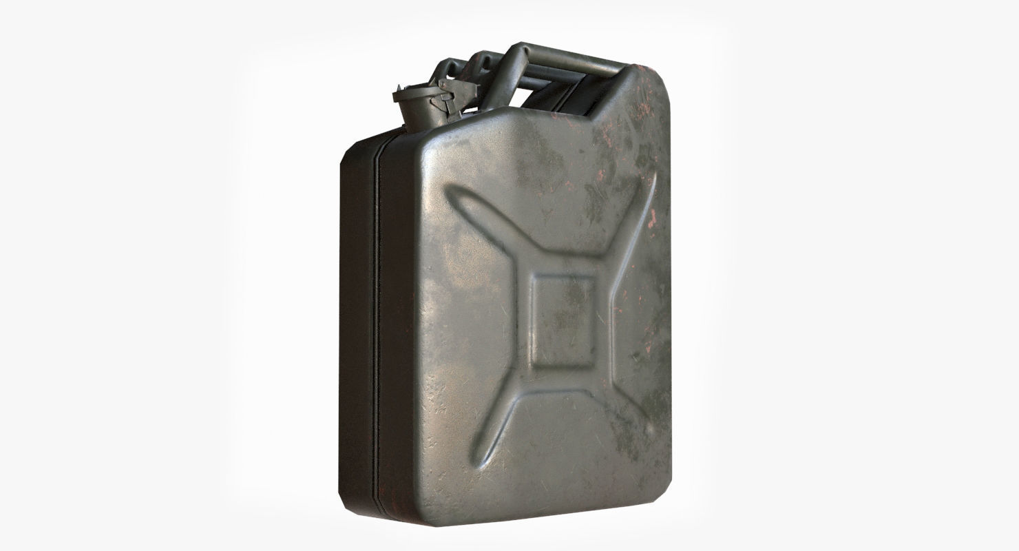 Military Jerrycan game ready Low-poly 3D model_17