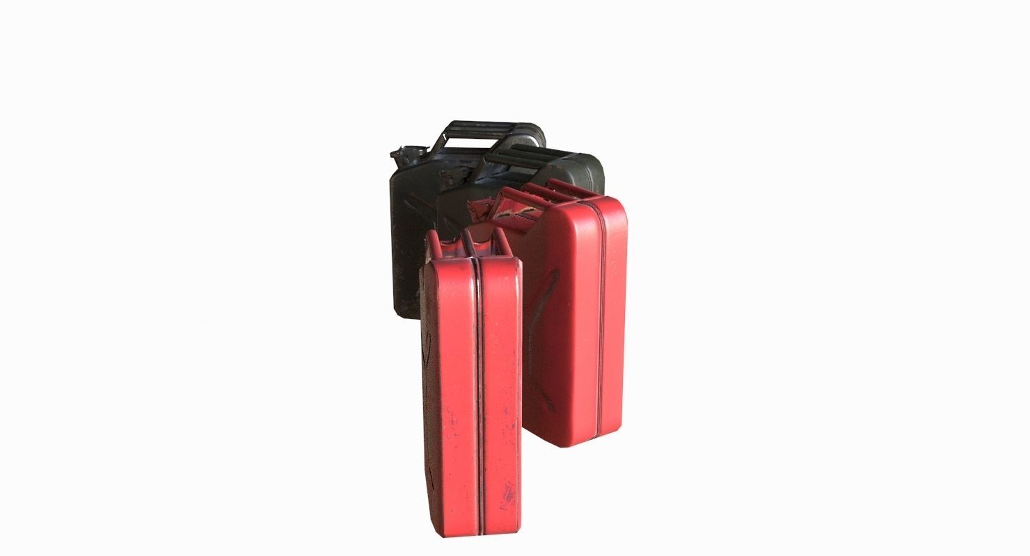 Military Jerrycan game ready Low-poly 3D model_9