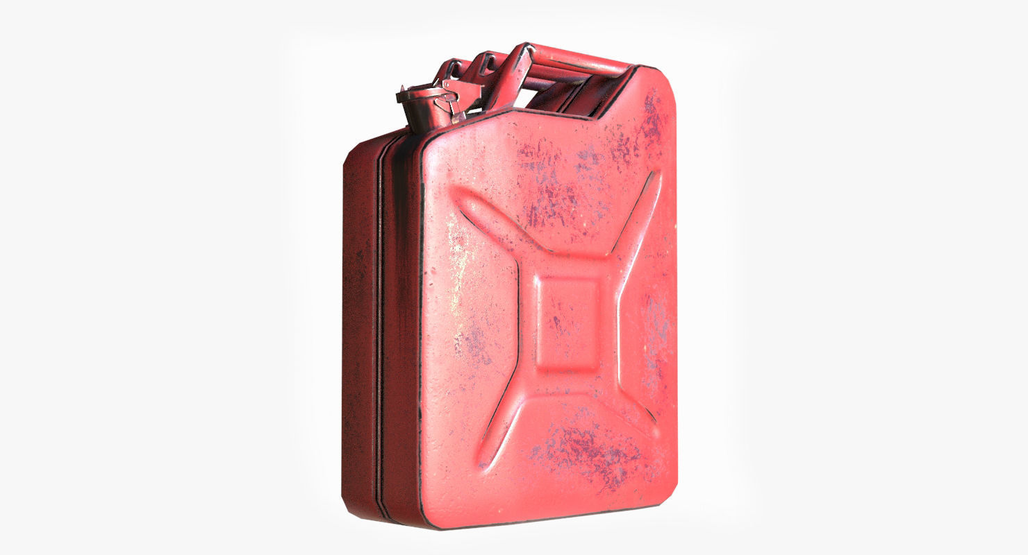 Military Jerrycan game ready Low-poly 3D model_19