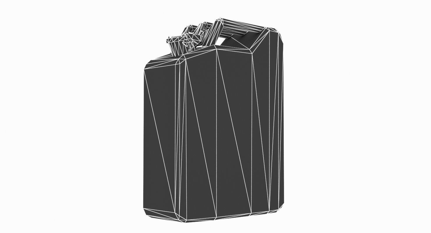 Military Jerrycan game ready Low-poly 3D model_23