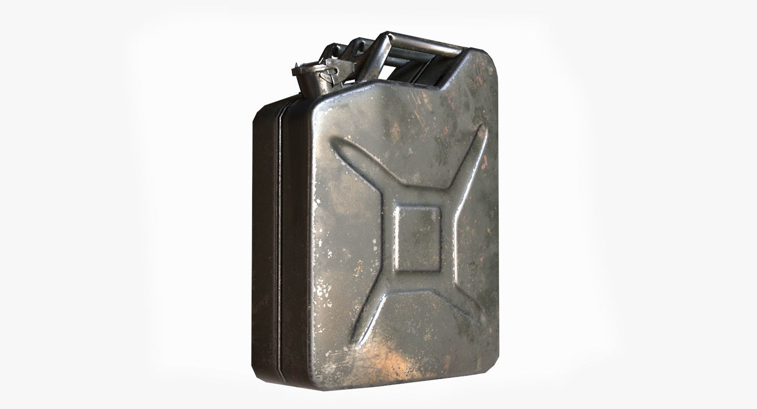 Military Jerrycan game ready Low-poly 3D model_15