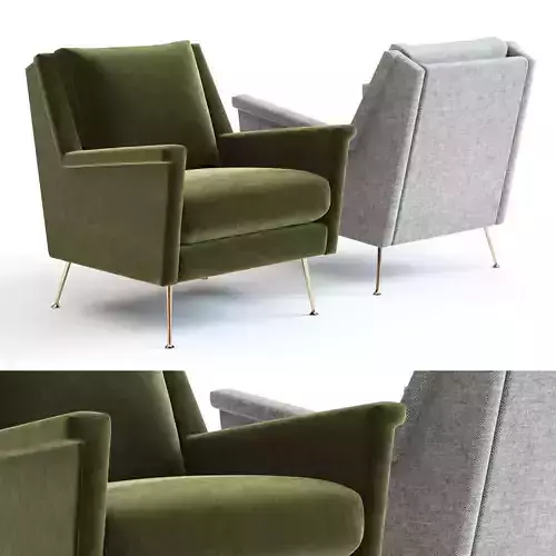 West Elm Carlo Mid-Century Chair