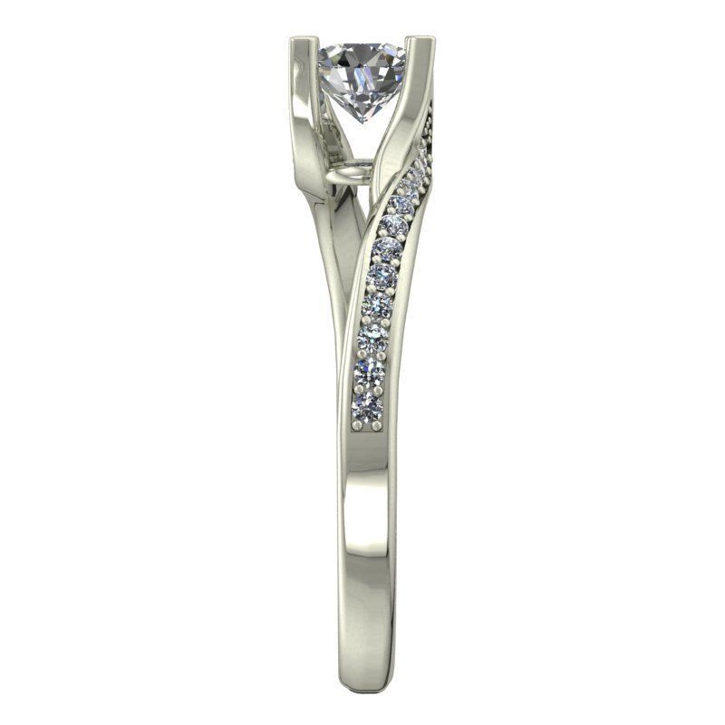 Twisted top ring 3D print model_4