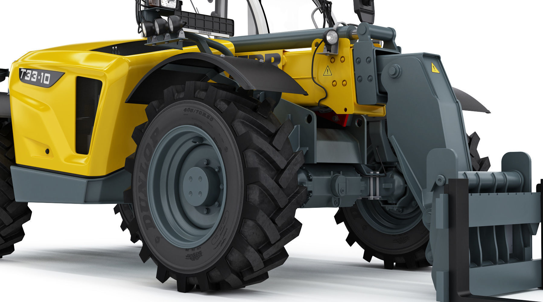 Liebherr T33 10s Telehandler 3D model_15