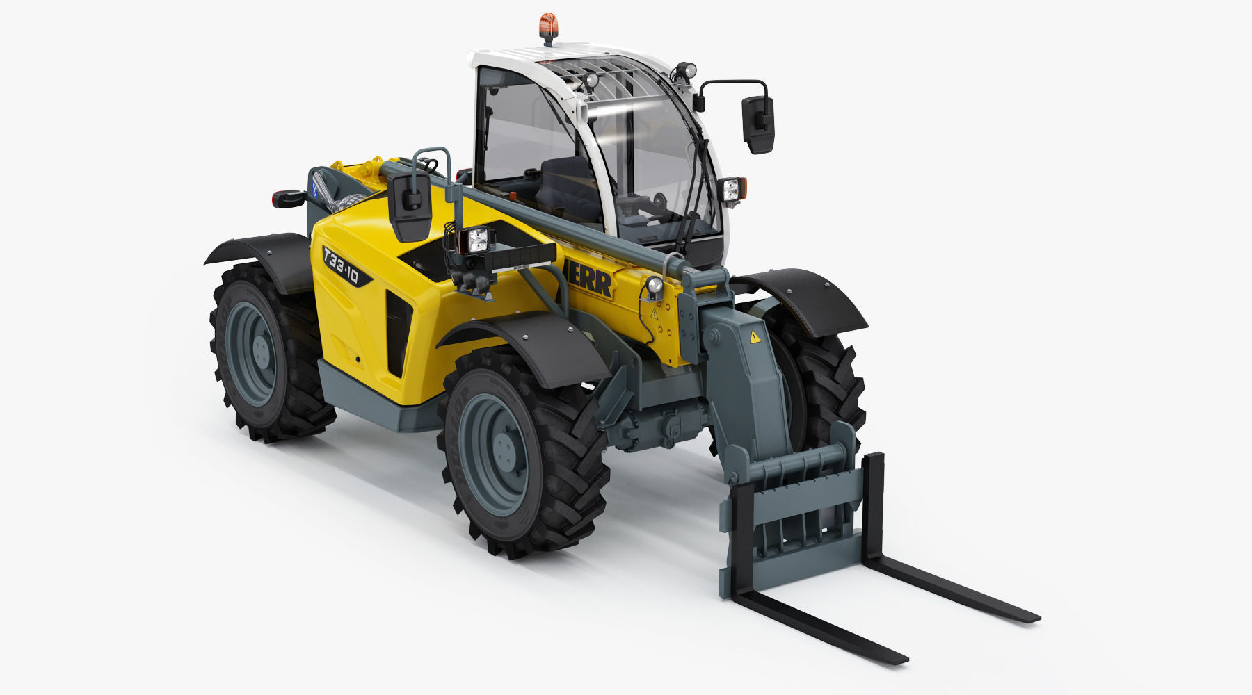 Liebherr T33 10s Telehandler 3D model_7