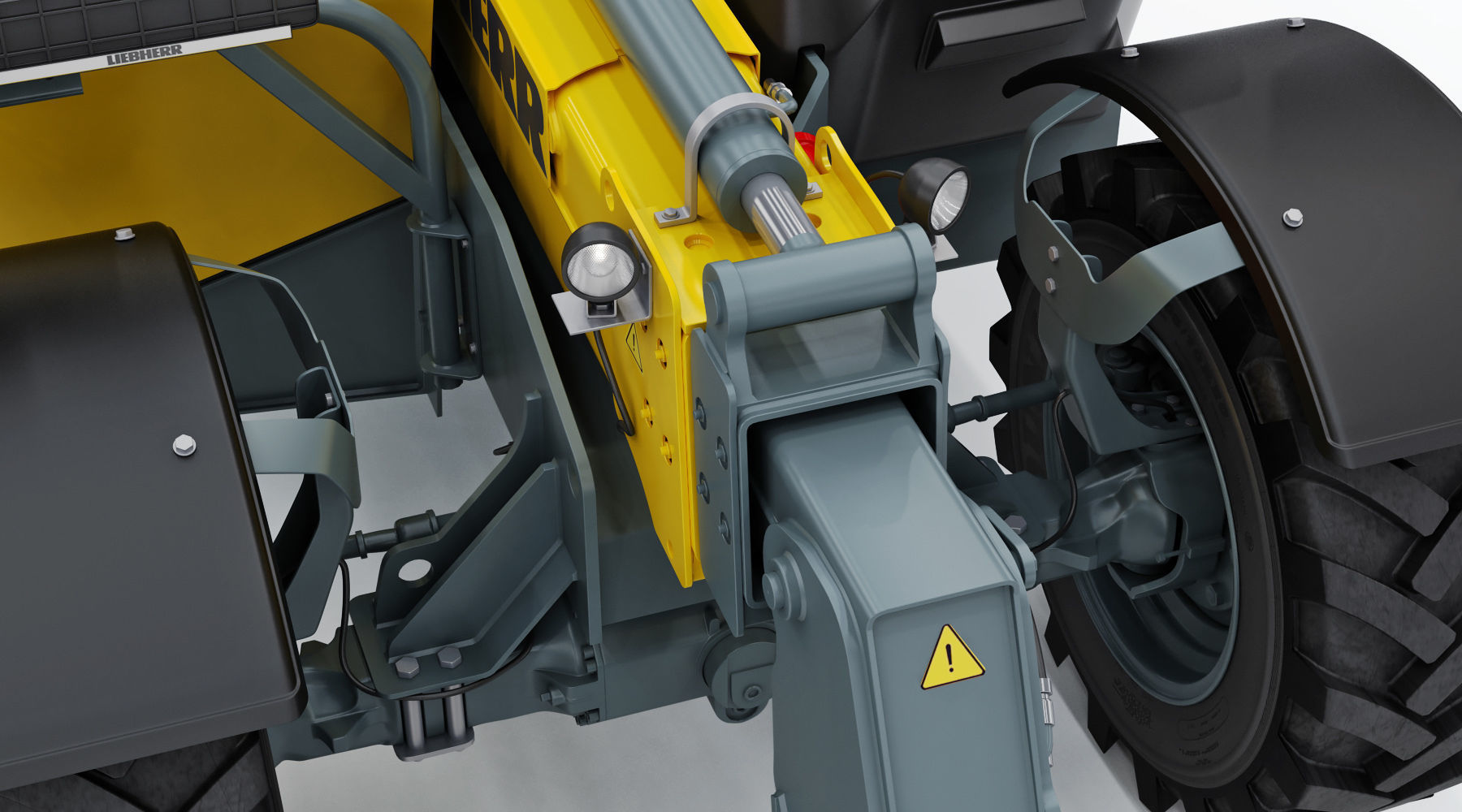 Liebherr T33 10s Telehandler 3D model_16