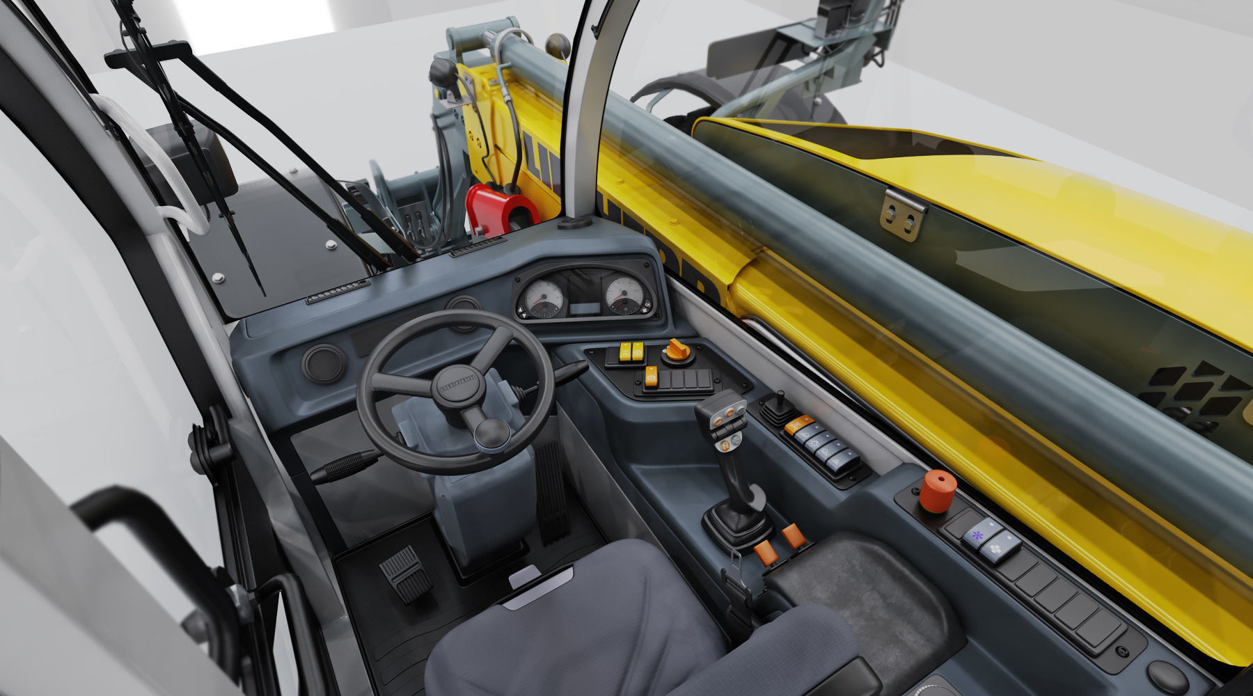 Liebherr T33 10s Telehandler 3D model_21