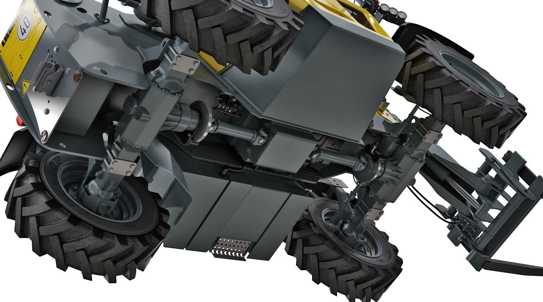 Liebherr T33 10s Telehandler 3D model_18