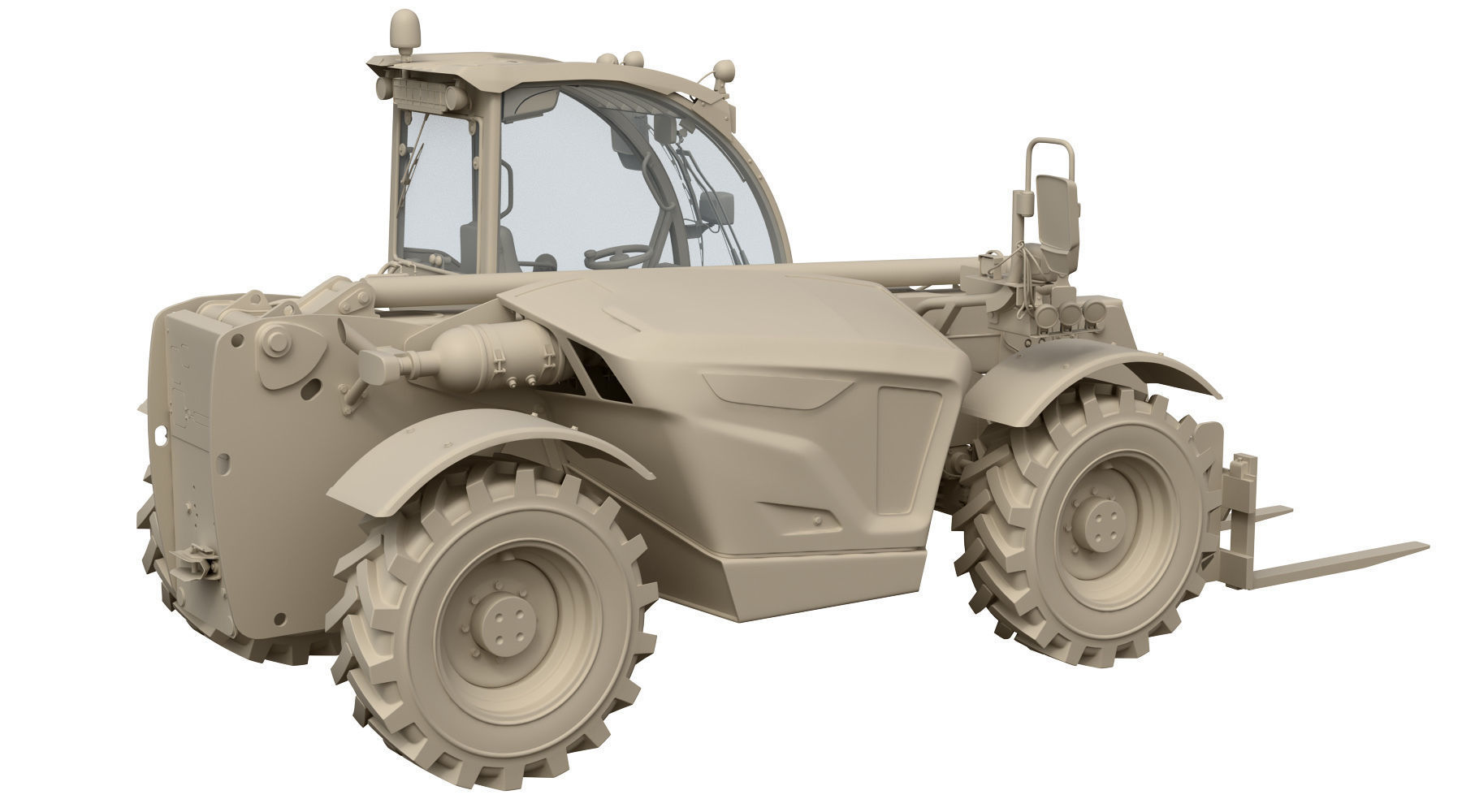 Liebherr T33 10s Telehandler 3D model_23