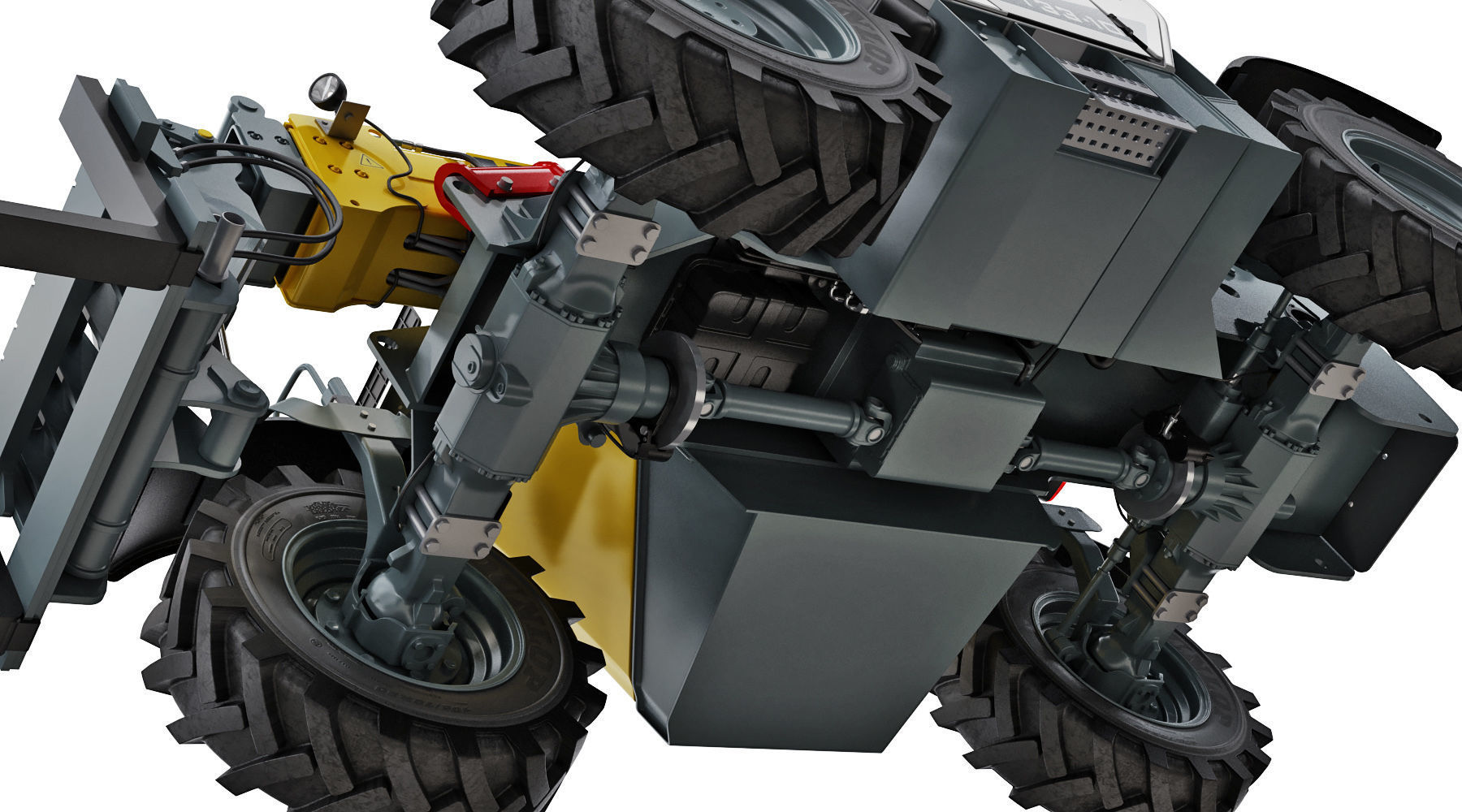 Liebherr T33 10s Telehandler 3D model_19