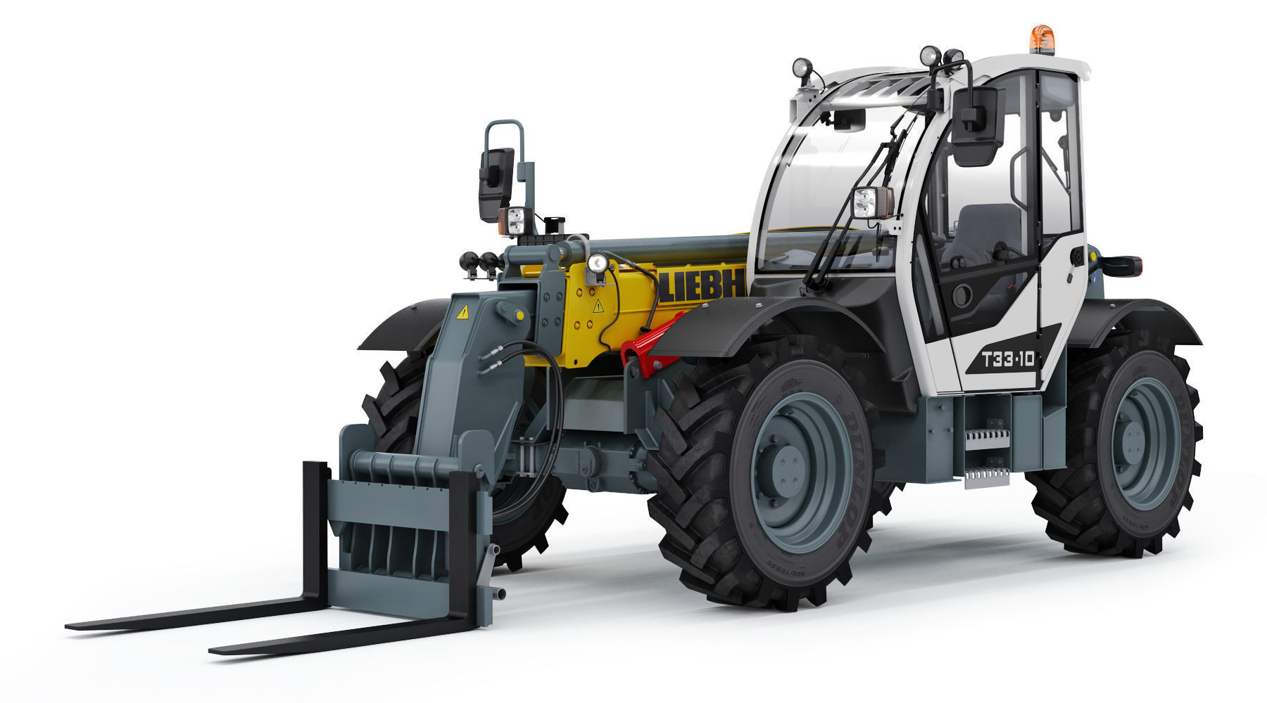 Liebherr T33 10s Telehandler 3D model_9