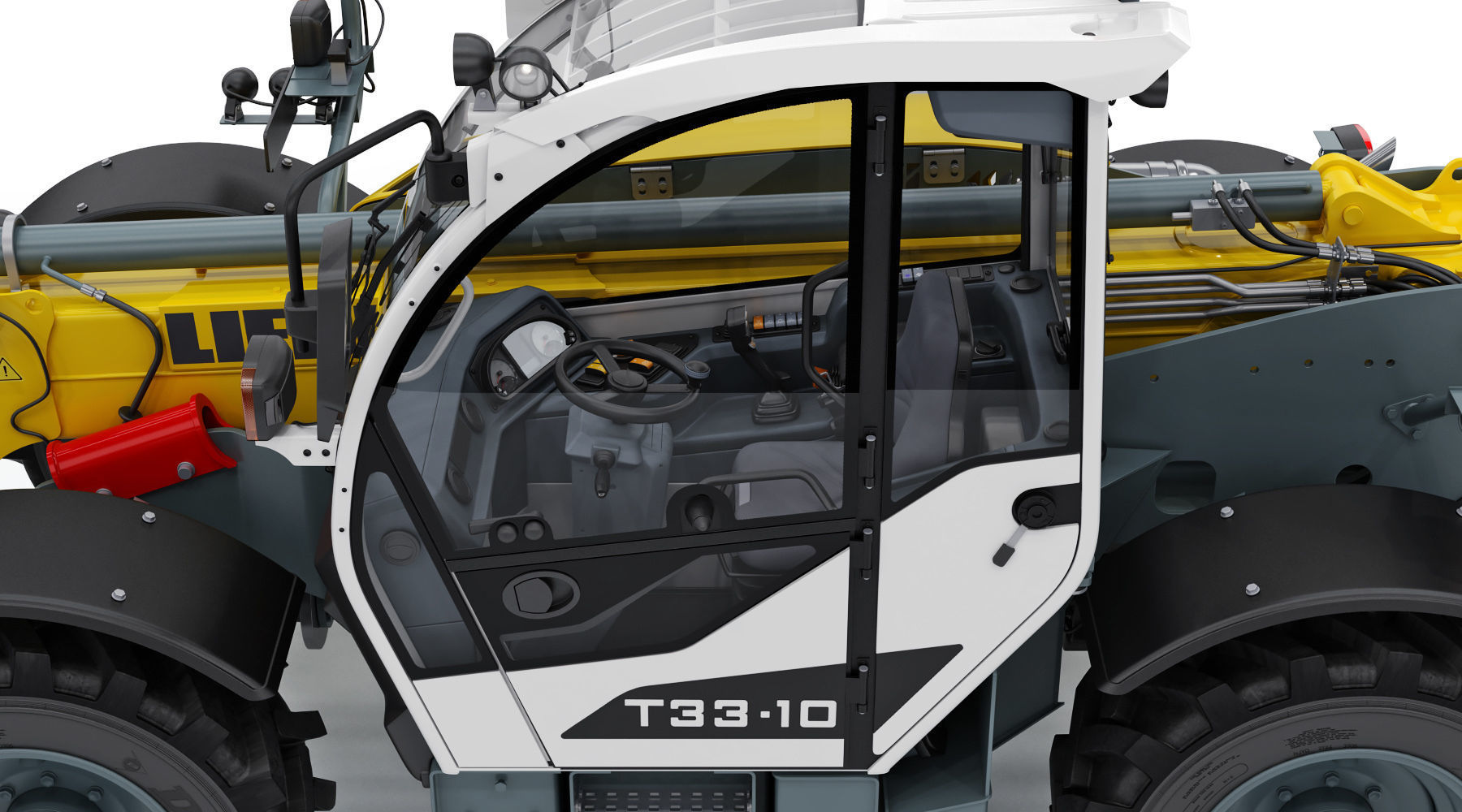 Liebherr T33 10s Telehandler 3D model_12