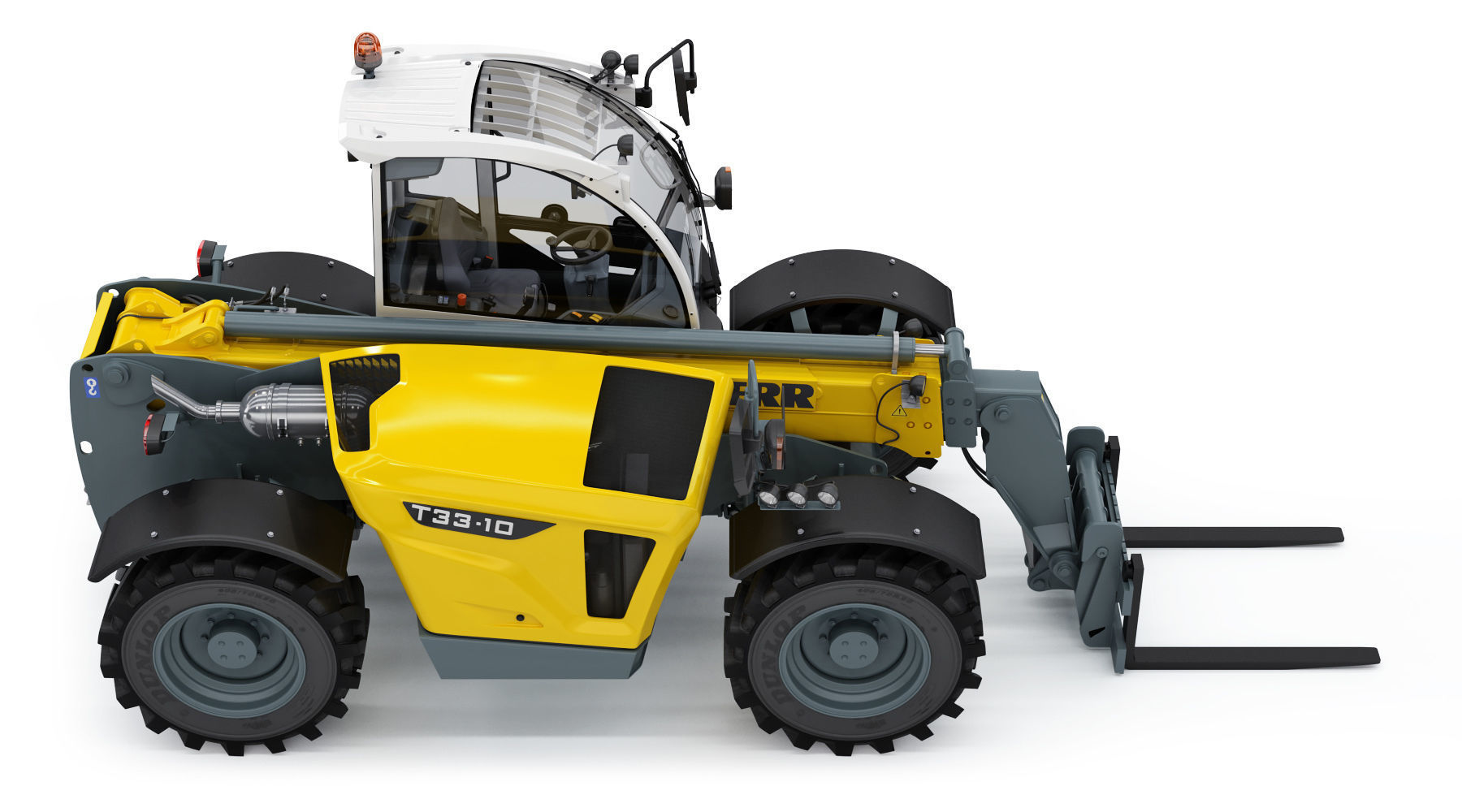 Liebherr T33 10s Telehandler 3D model_5