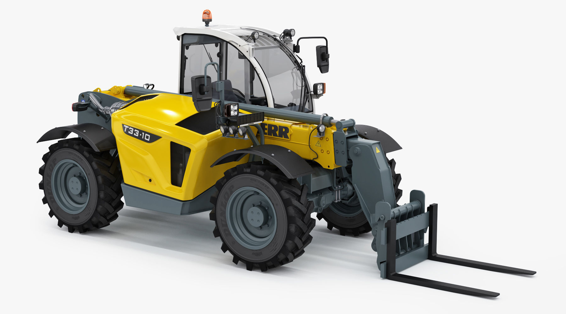 Liebherr T33 10s Telehandler 3D model_6