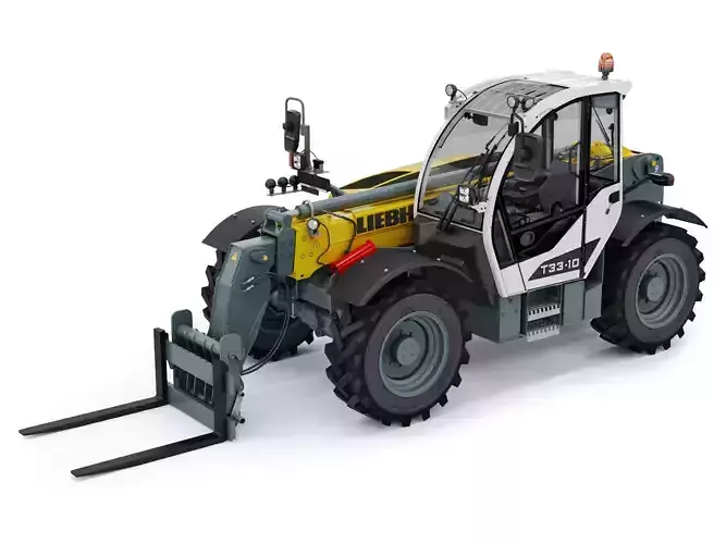 Liebherr T33 10s Telehandler 3D model