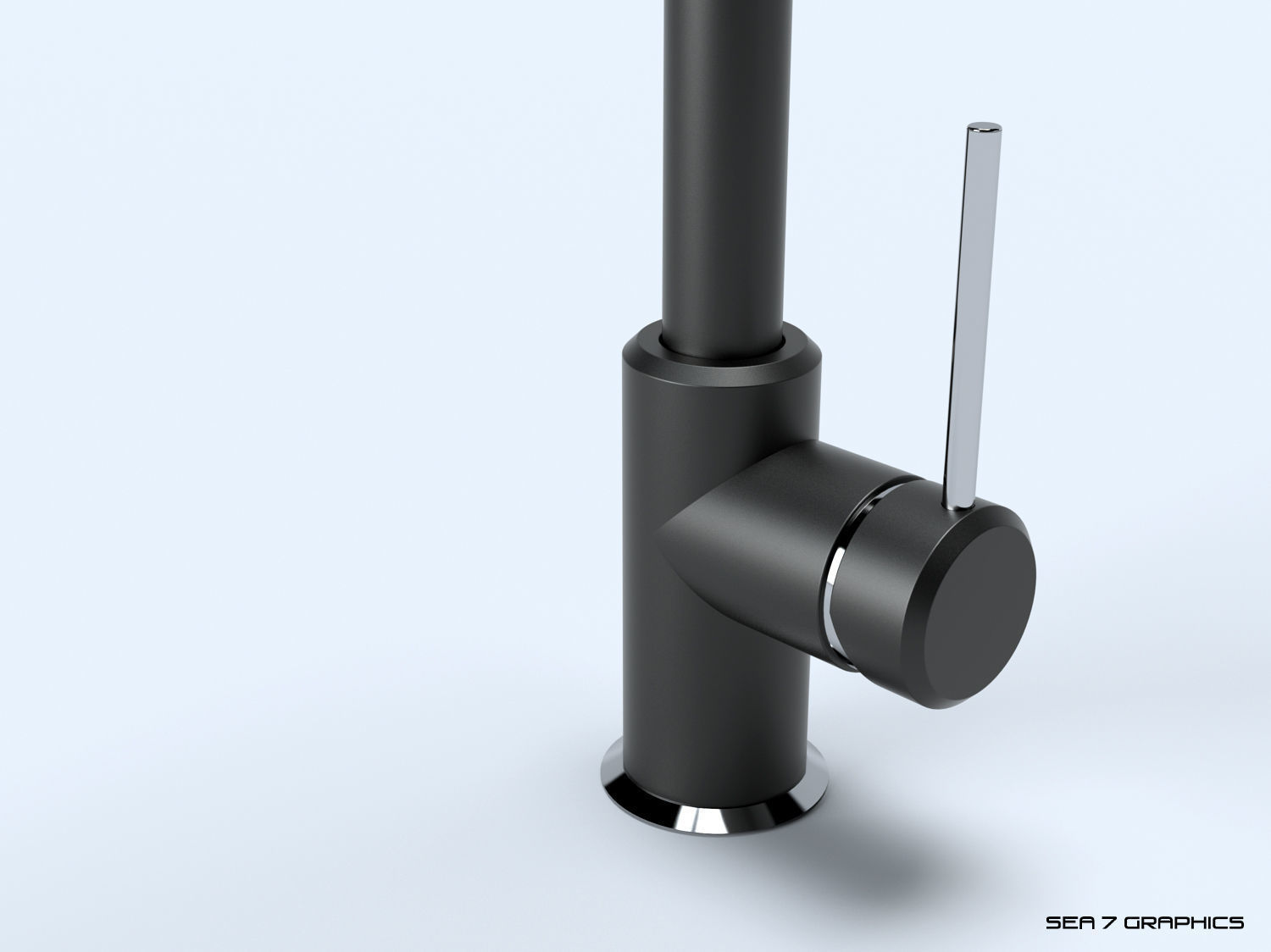 Kitchen Tap Franke Sirius Side 3D model_4