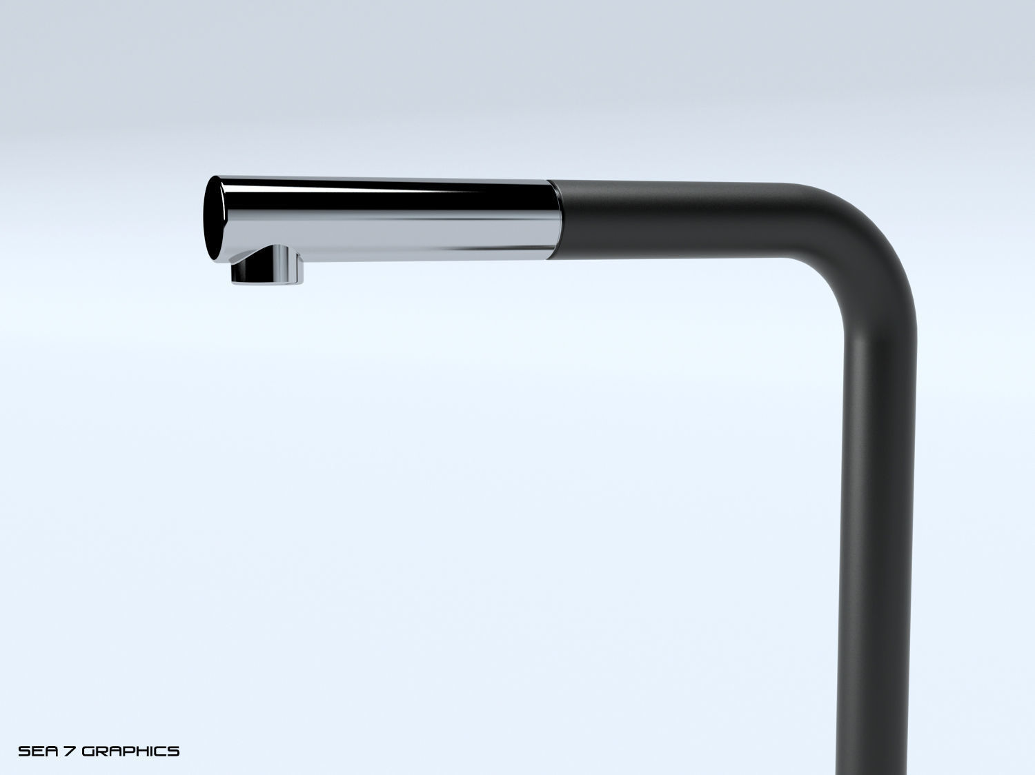 Kitchen Tap Franke Sirius Side 3D model_3