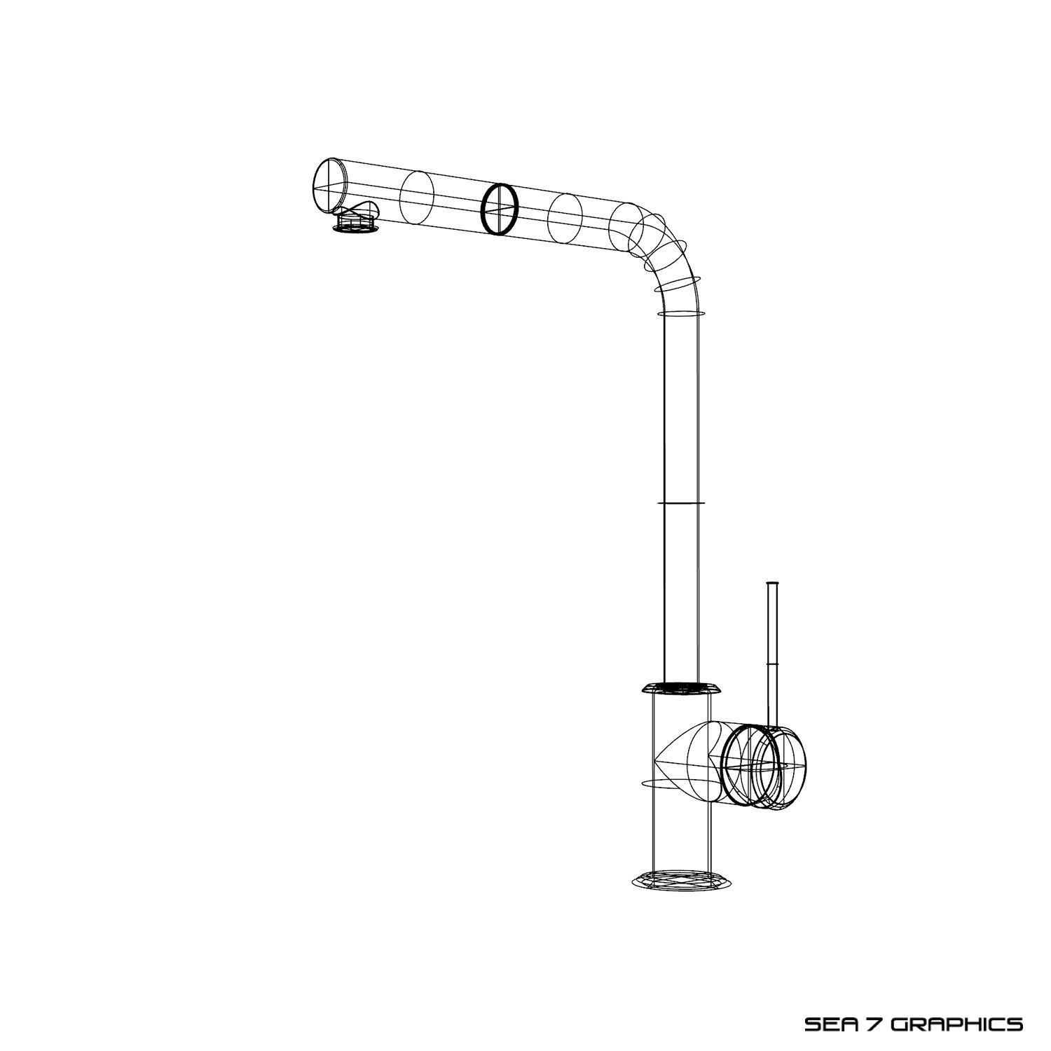 Kitchen Tap Franke Sirius Side 3D model_5