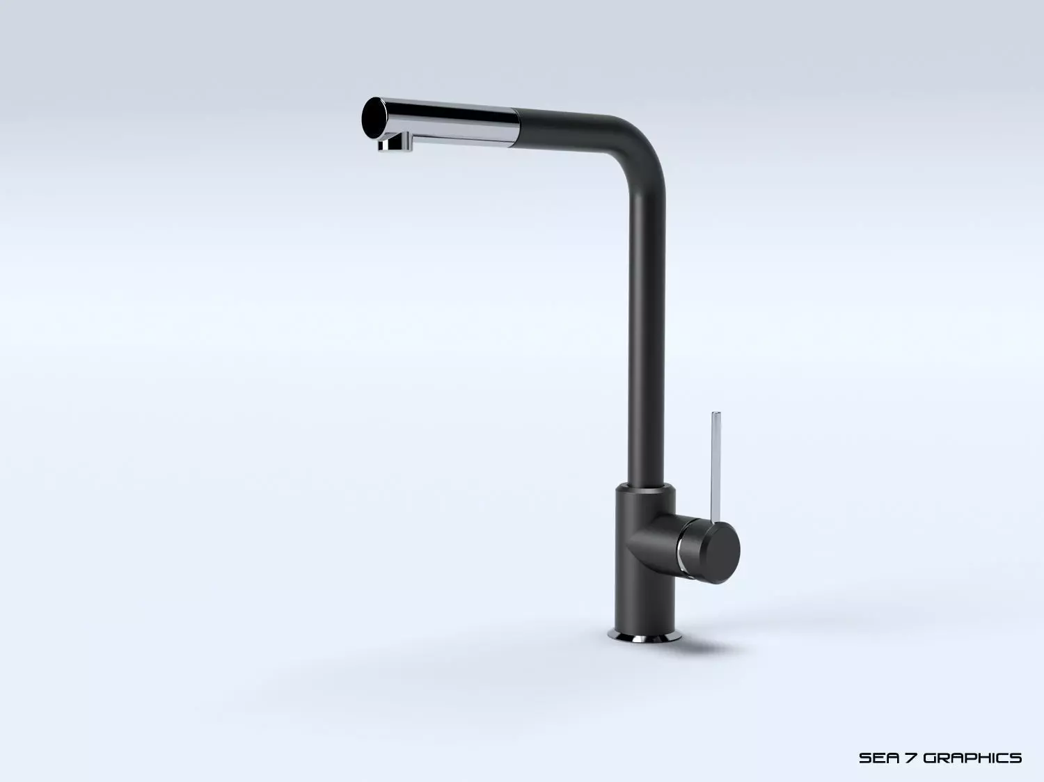 Kitchen Tap Franke Sirius Side 3D model_0