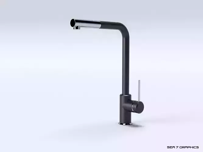 Kitchen Tap Franke Sirius Side 3D model Kitchen Tap Franke Sirius Side 3D model