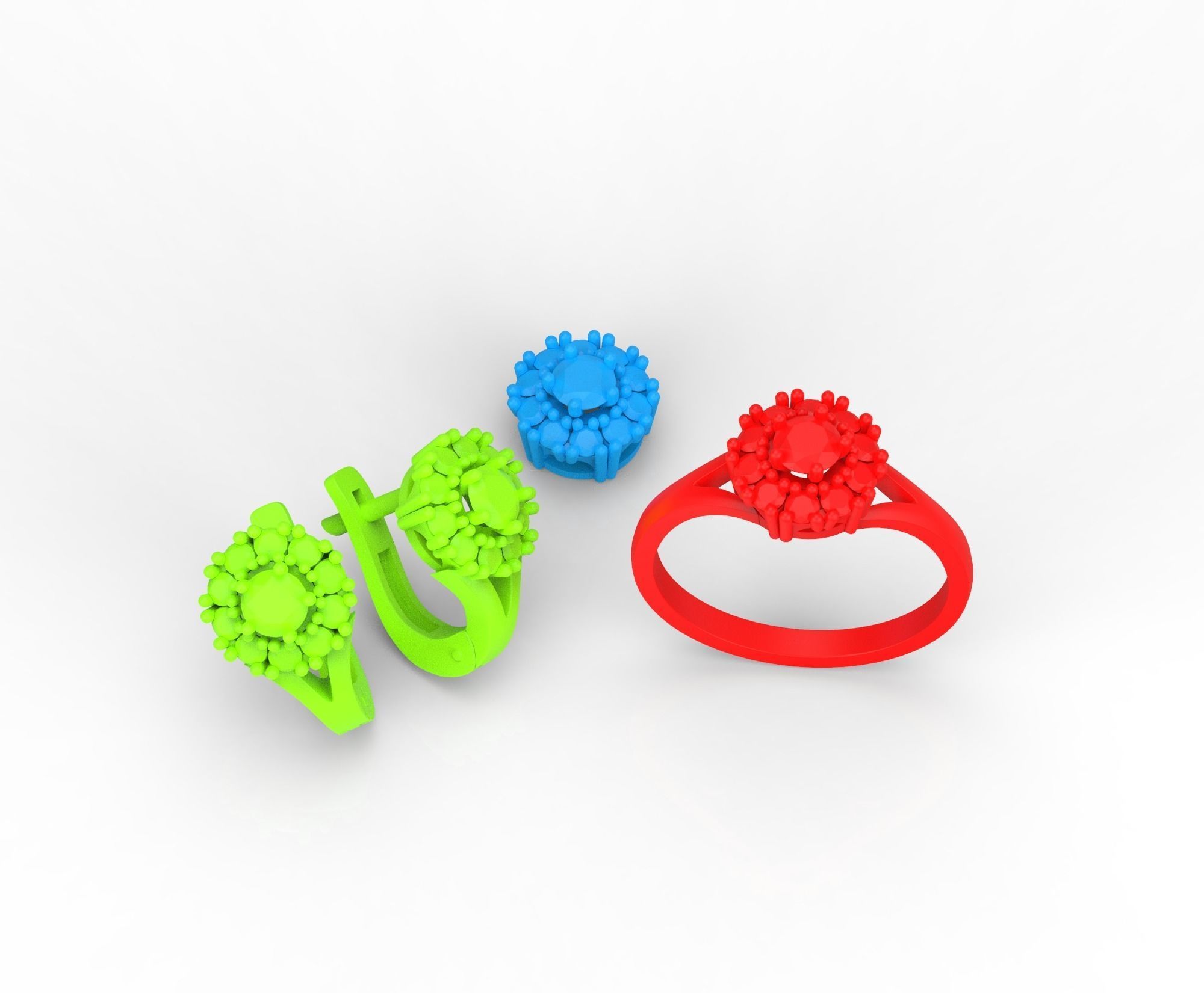101225 SET of 3 classic models 3D print model_12