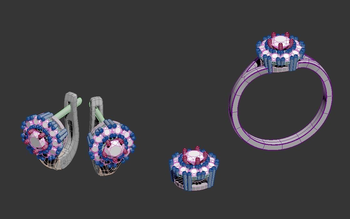 101225 SET of 3 classic models 3D print model_13