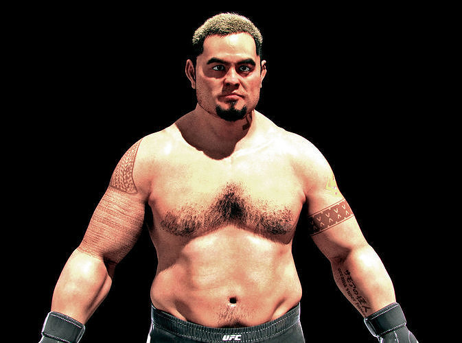 Mark Hunt 3D K1 and UFC Fighter - Zbrush Model 3D model