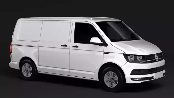Volkswagen Transporter Van L1H1 Highline T6 2018 3D model