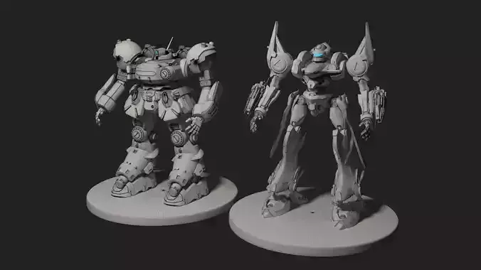 armored core robot 2 3D model
