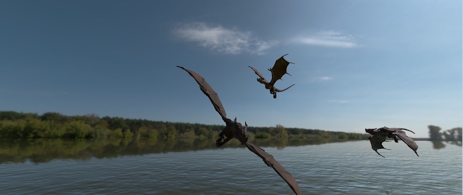 Irval the Wyvern Low-poly 3D model_32