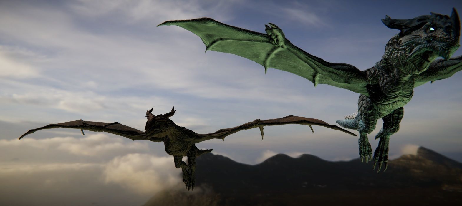 Irval the Wyvern Low-poly 3D model_29
