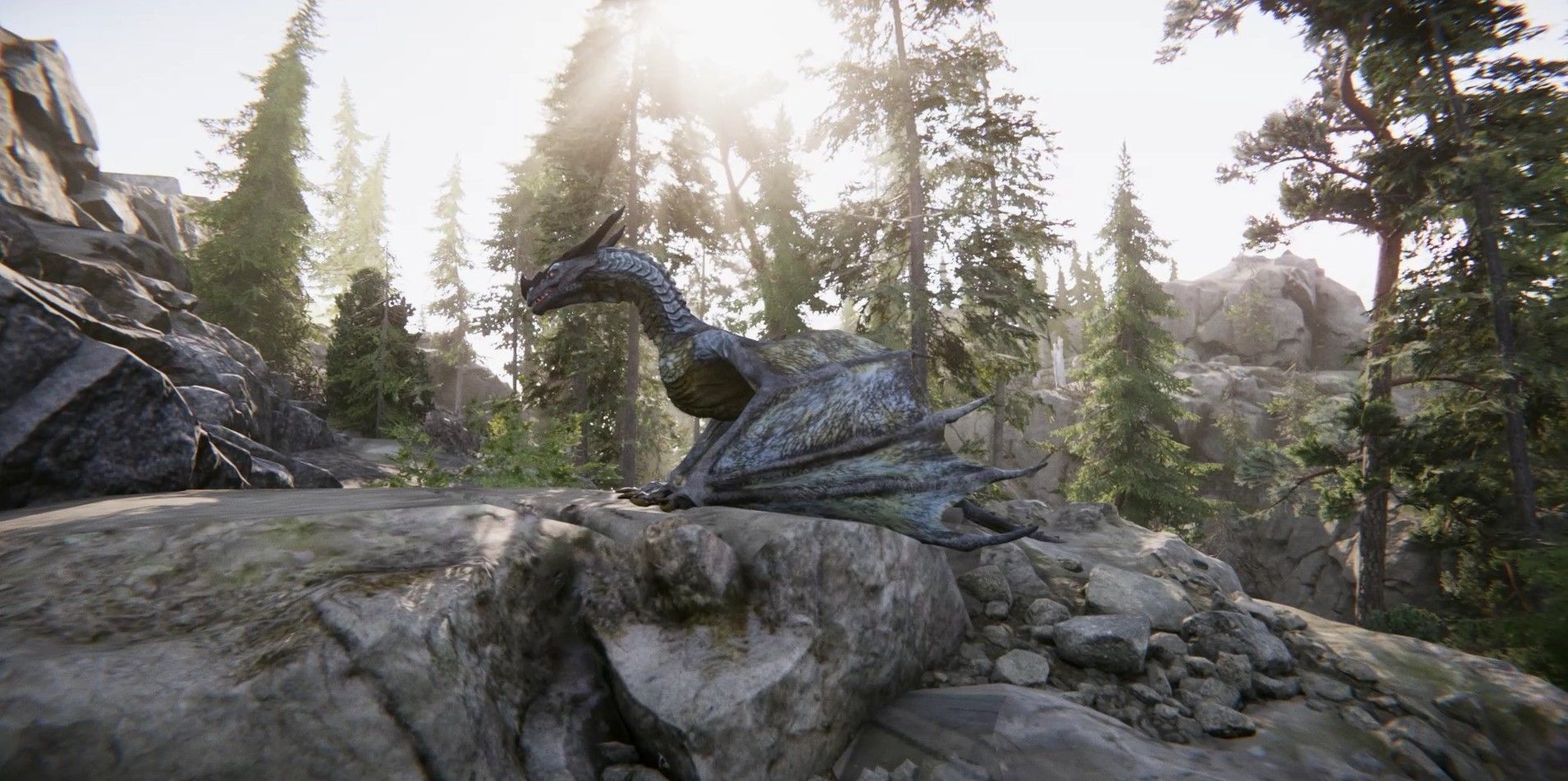 Irval the Wyvern Low-poly 3D model_3